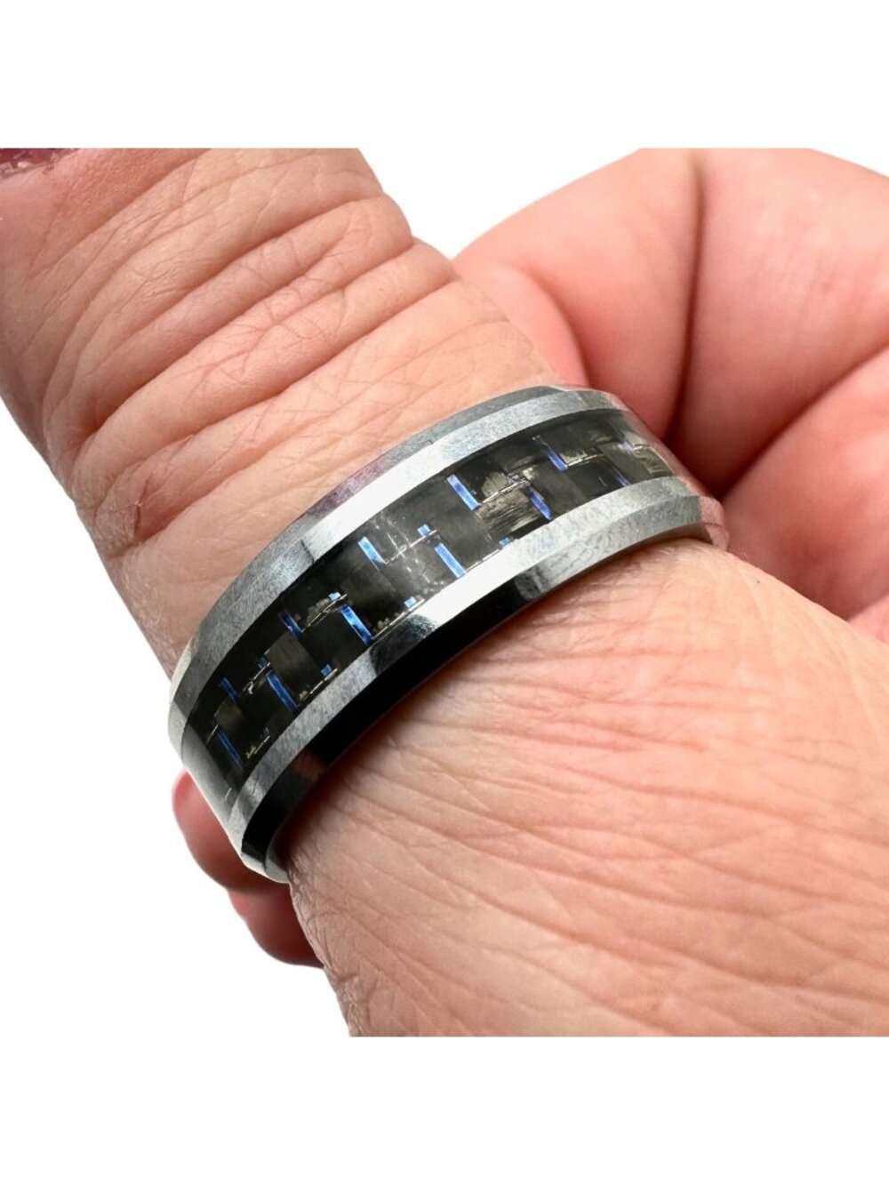 Tungsten Carbide Ring Original Tag Attached Size 12 Comfort Fit - Picture 5 of 5